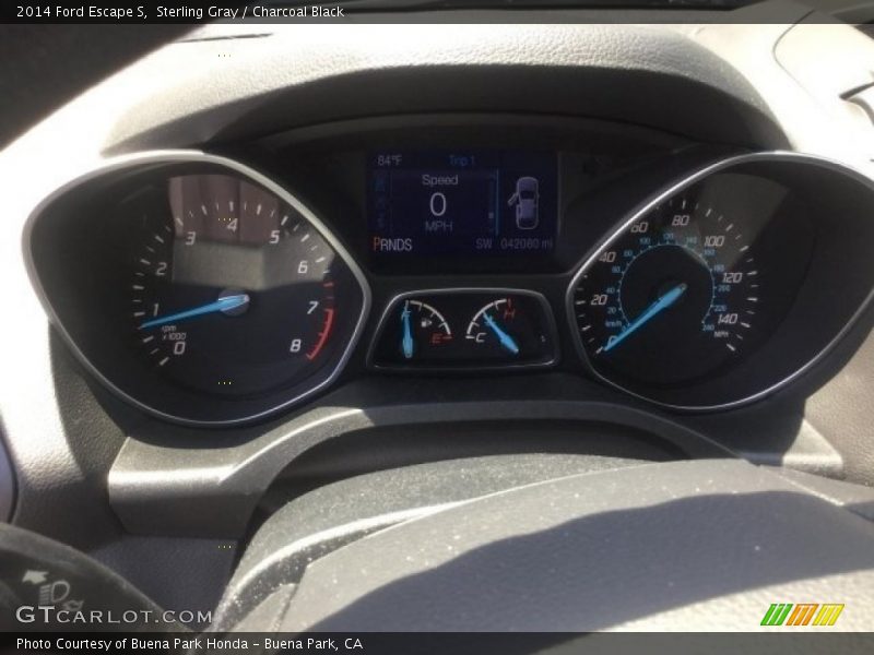 Sterling Gray / Charcoal Black 2014 Ford Escape S