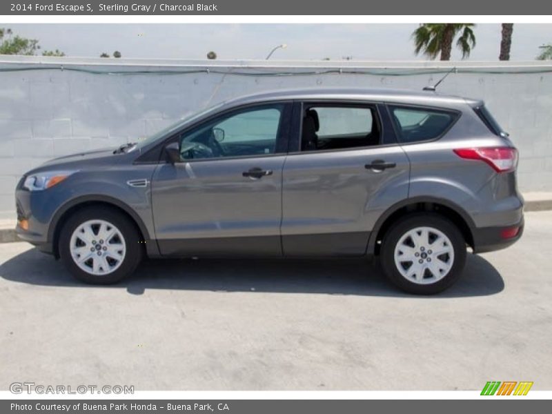 Sterling Gray / Charcoal Black 2014 Ford Escape S