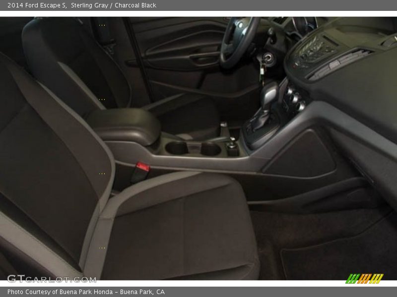 Sterling Gray / Charcoal Black 2014 Ford Escape S