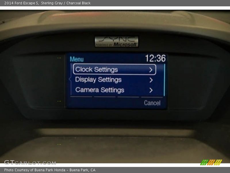 Sterling Gray / Charcoal Black 2014 Ford Escape S