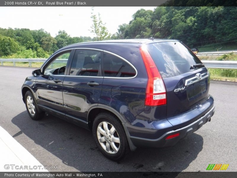 Royal Blue Pearl / Black 2008 Honda CR-V EX