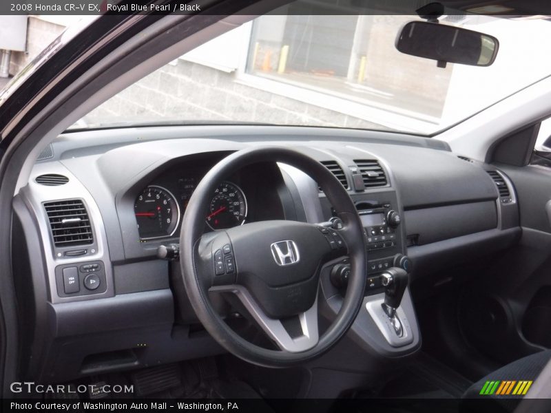 Royal Blue Pearl / Black 2008 Honda CR-V EX