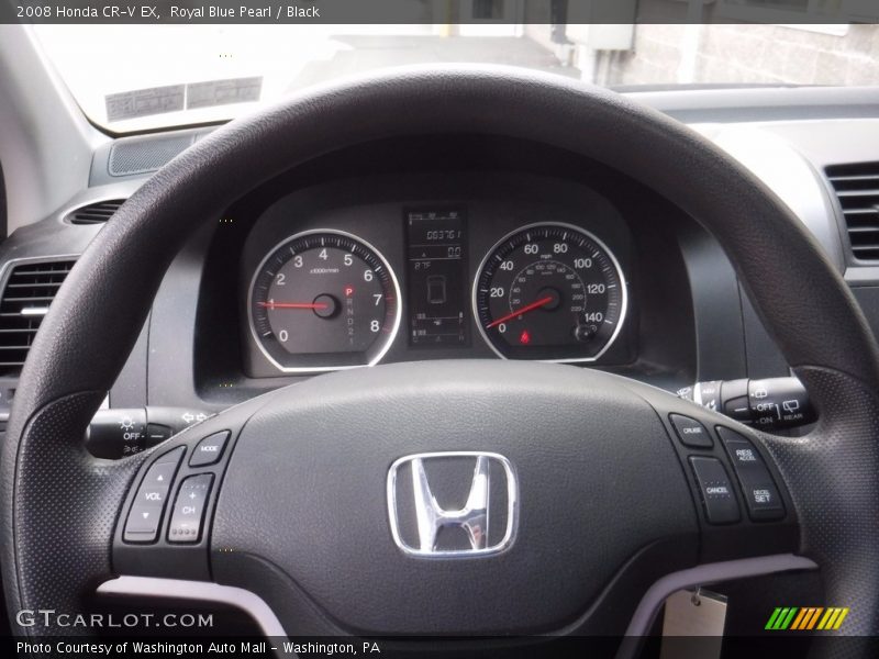 Royal Blue Pearl / Black 2008 Honda CR-V EX