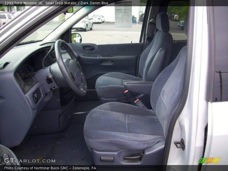 Silver Frost Metallic / Dark Denim Blue 1999 Ford Windstar SE