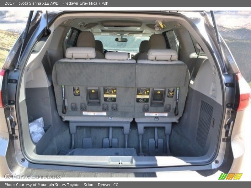 Predawn Gray Mica / Ash 2017 Toyota Sienna XLE AWD