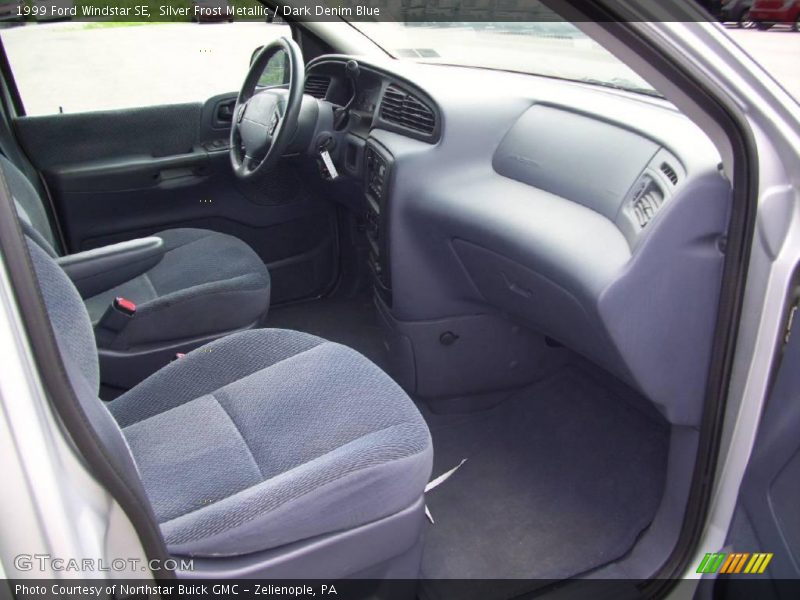 Silver Frost Metallic / Dark Denim Blue 1999 Ford Windstar SE