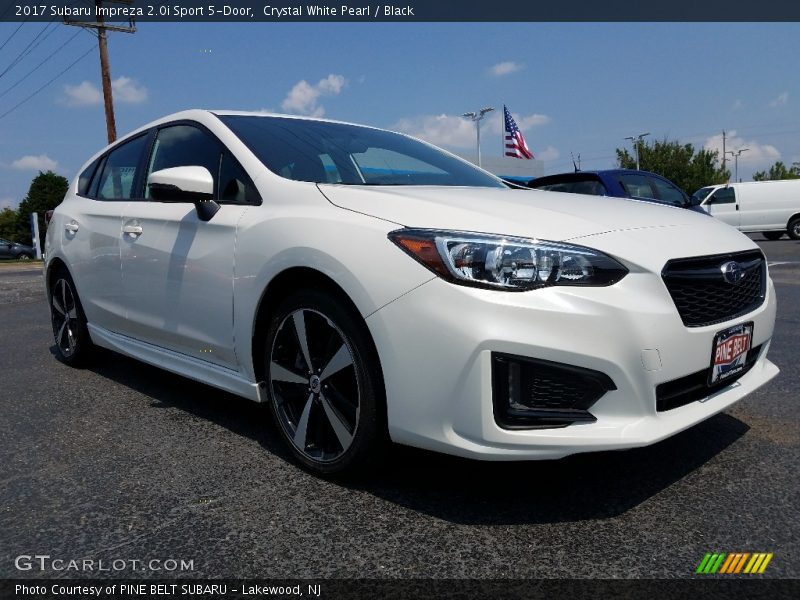 Crystal White Pearl / Black 2017 Subaru Impreza 2.0i Sport 5-Door