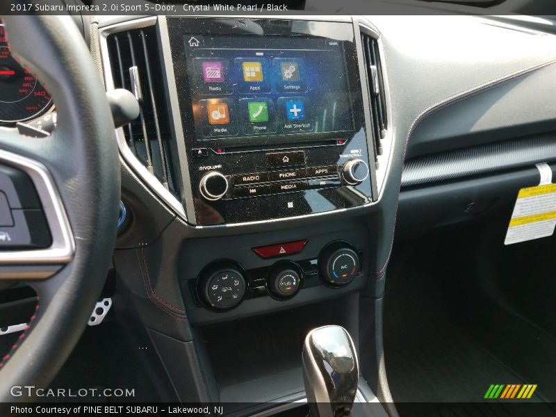 Crystal White Pearl / Black 2017 Subaru Impreza 2.0i Sport 5-Door