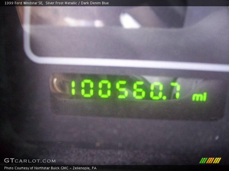 Silver Frost Metallic / Dark Denim Blue 1999 Ford Windstar SE
