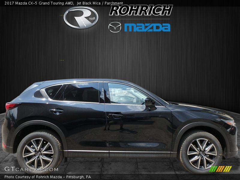 Jet Black Mica / Parchment 2017 Mazda CX-5 Grand Touring AWD