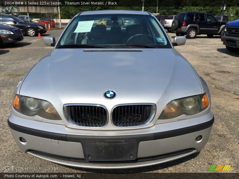 Titanium Silver Metallic / Black 2004 BMW 3 Series 325xi Sedan