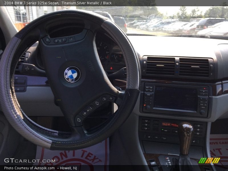 Titanium Silver Metallic / Black 2004 BMW 3 Series 325xi Sedan