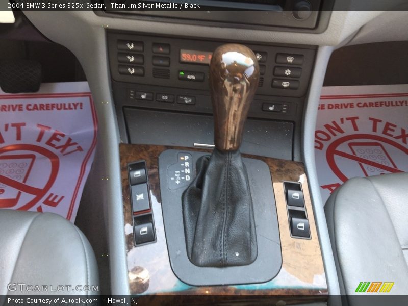 Titanium Silver Metallic / Black 2004 BMW 3 Series 325xi Sedan