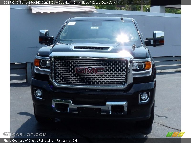 Onyx Black / Cocoa/Dark Sand 2017 GMC Sierra 2500HD Denali Crew Cab 4x4