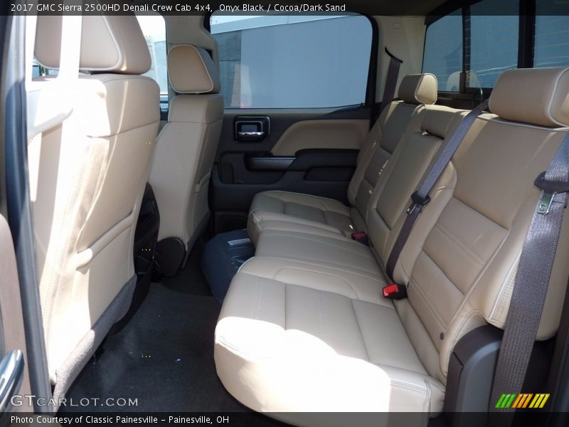 Rear Seat of 2017 Sierra 2500HD Denali Crew Cab 4x4