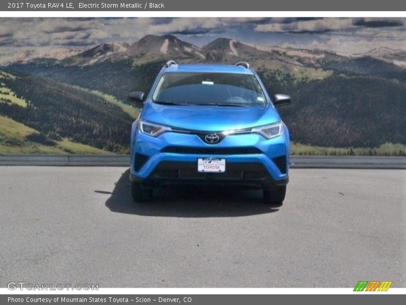 Electric Storm Metallic / Black 2017 Toyota RAV4 LE