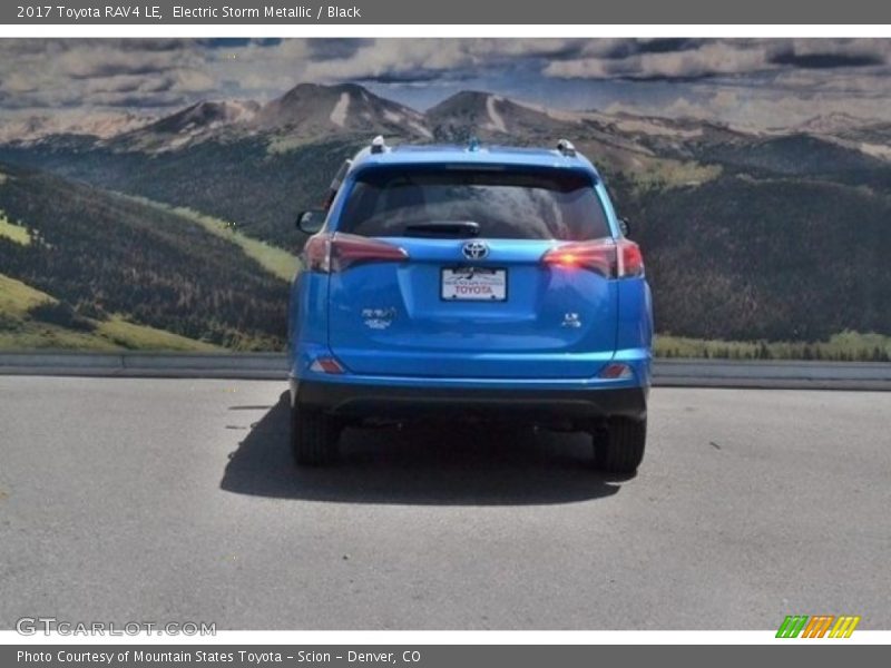 Electric Storm Metallic / Black 2017 Toyota RAV4 LE