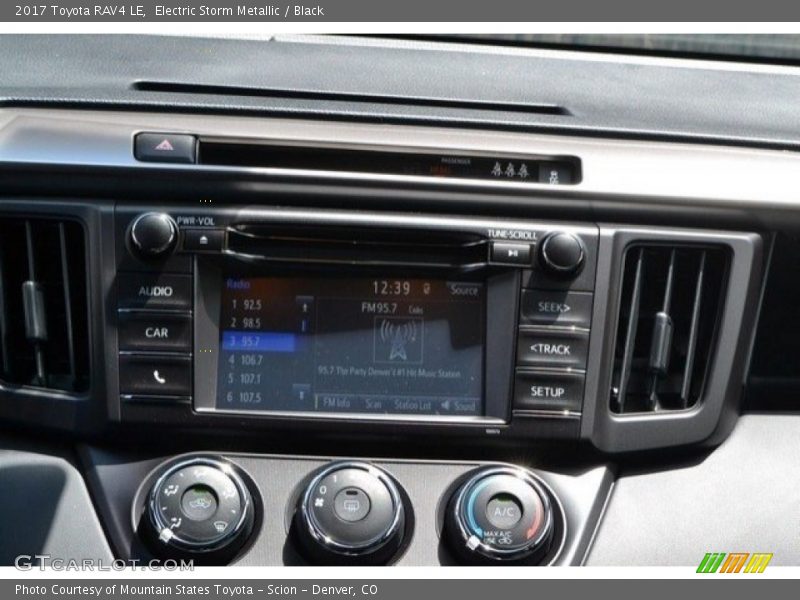 Electric Storm Metallic / Black 2017 Toyota RAV4 LE