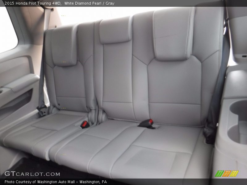 White Diamond Pearl / Gray 2015 Honda Pilot Touring 4WD