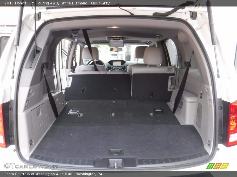 White Diamond Pearl / Gray 2015 Honda Pilot Touring 4WD
