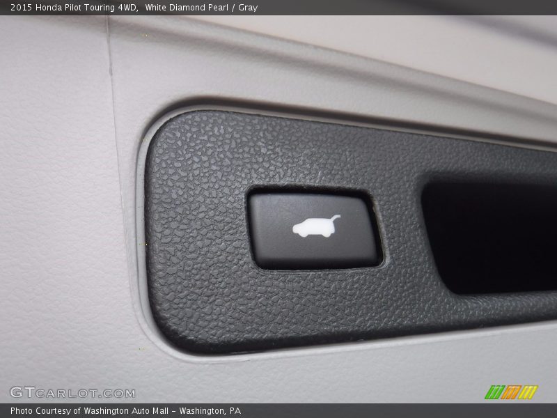 White Diamond Pearl / Gray 2015 Honda Pilot Touring 4WD