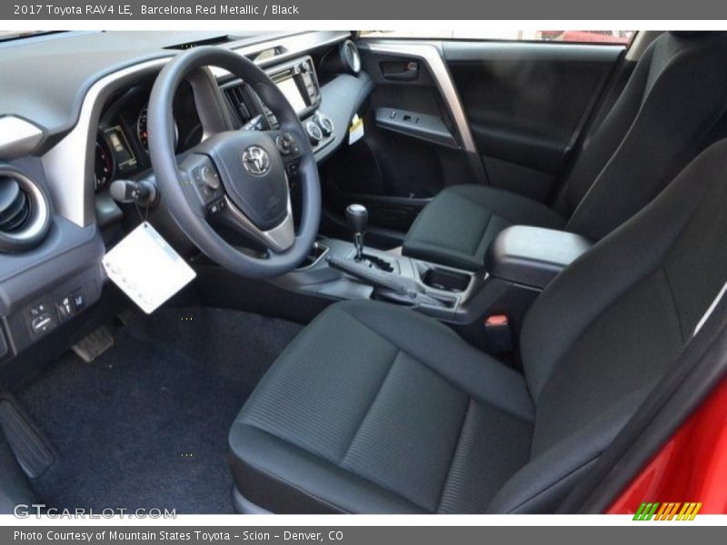 Barcelona Red Metallic / Black 2017 Toyota RAV4 LE