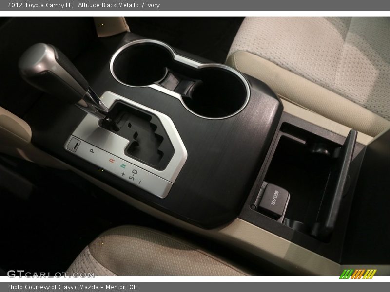 Attitude Black Metallic / Ivory 2012 Toyota Camry LE