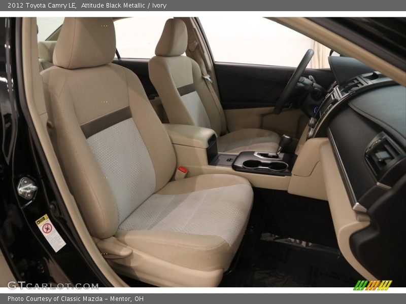 Attitude Black Metallic / Ivory 2012 Toyota Camry LE