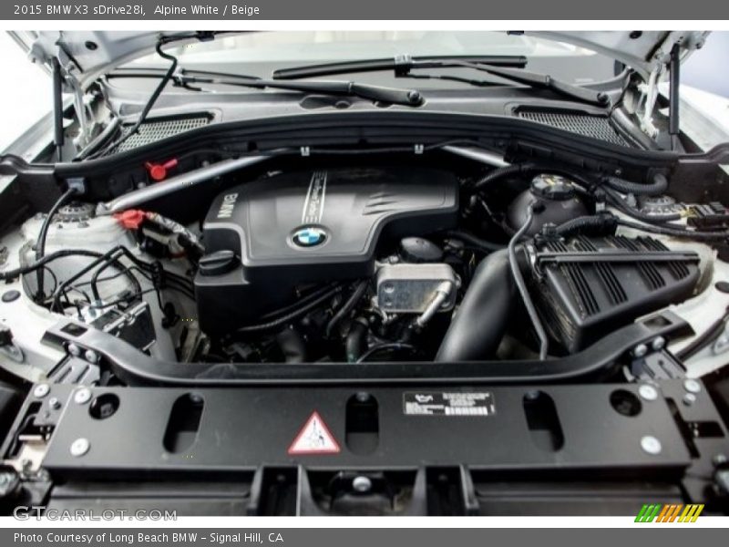 Alpine White / Beige 2015 BMW X3 sDrive28i