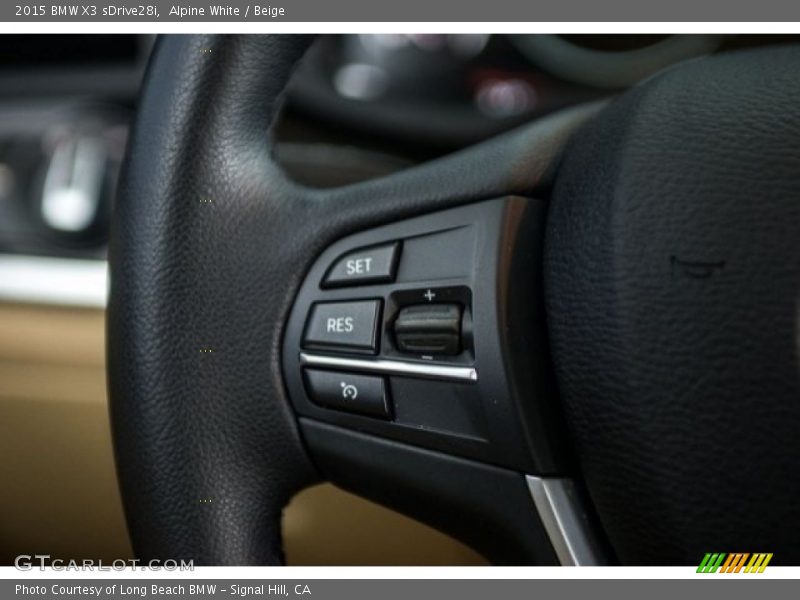 Alpine White / Beige 2015 BMW X3 sDrive28i