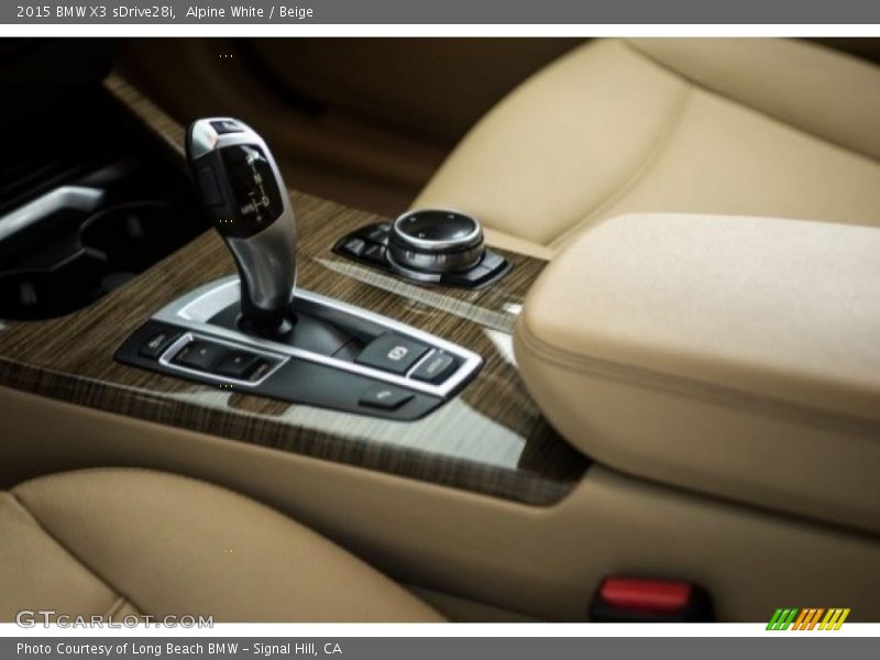 Alpine White / Beige 2015 BMW X3 sDrive28i