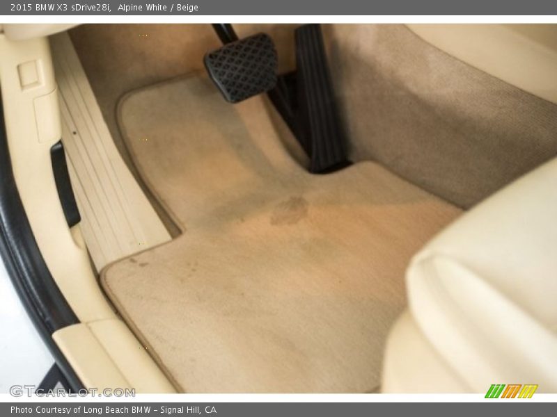 Alpine White / Beige 2015 BMW X3 sDrive28i