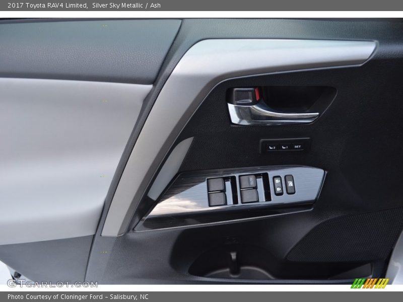 Silver Sky Metallic / Ash 2017 Toyota RAV4 Limited