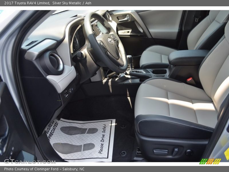 Silver Sky Metallic / Ash 2017 Toyota RAV4 Limited