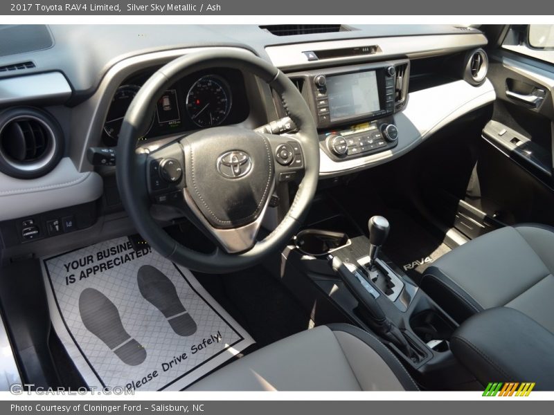 Silver Sky Metallic / Ash 2017 Toyota RAV4 Limited