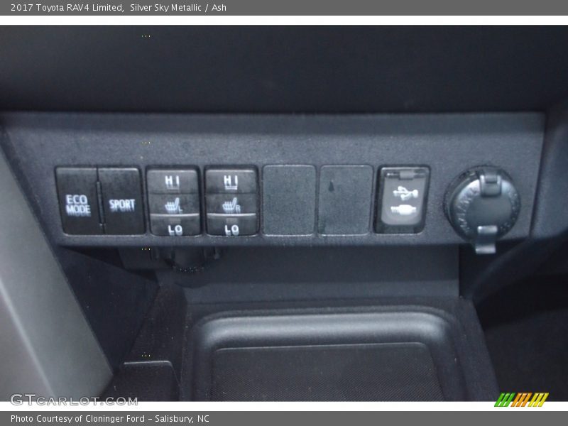 Silver Sky Metallic / Ash 2017 Toyota RAV4 Limited