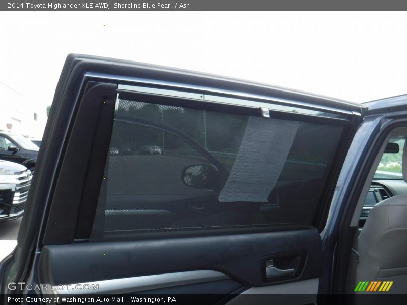 Shoreline Blue Pearl / Ash 2014 Toyota Highlander XLE AWD