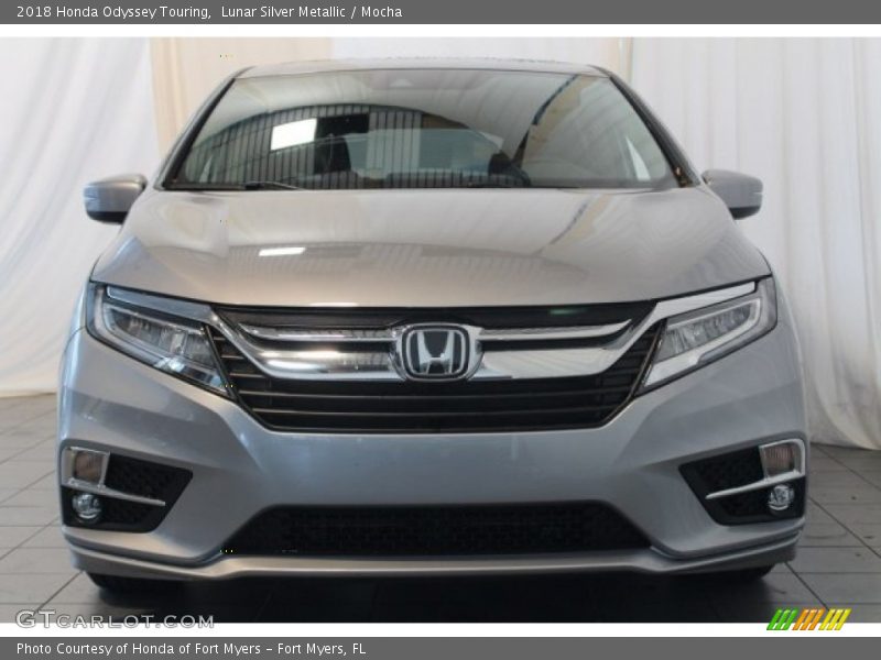 Lunar Silver Metallic / Mocha 2018 Honda Odyssey Touring