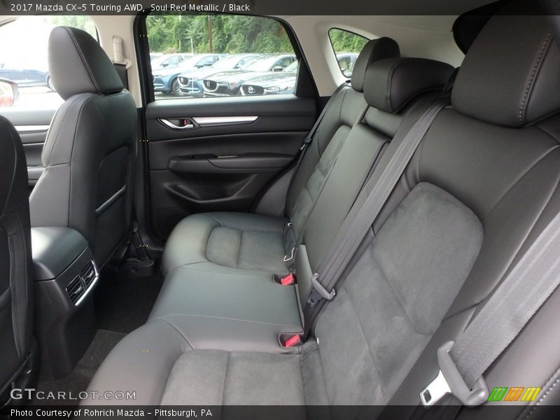 Soul Red Metallic / Black 2017 Mazda CX-5 Touring AWD
