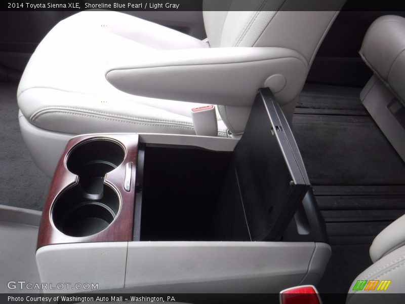 Shoreline Blue Pearl / Light Gray 2014 Toyota Sienna XLE