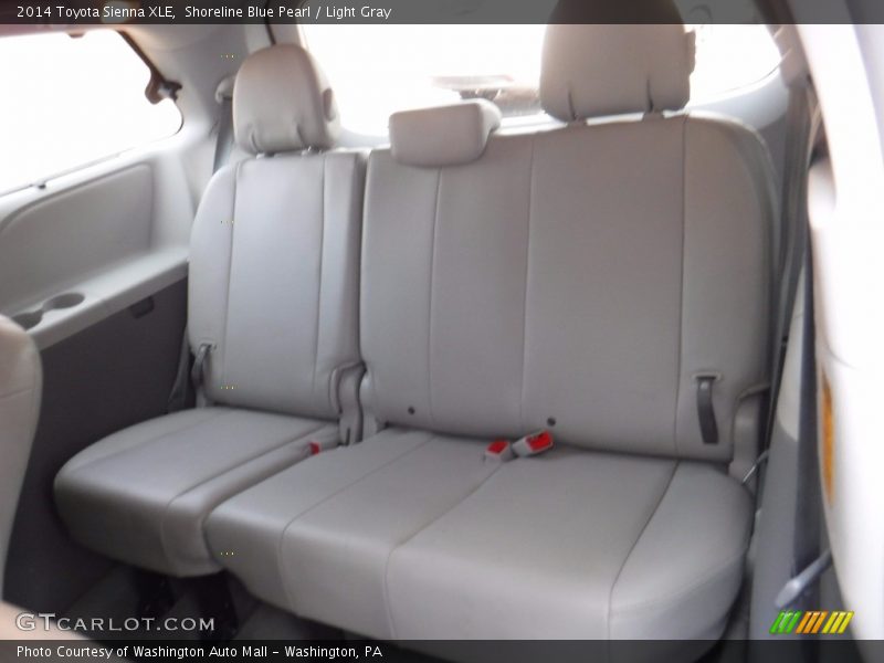 Shoreline Blue Pearl / Light Gray 2014 Toyota Sienna XLE