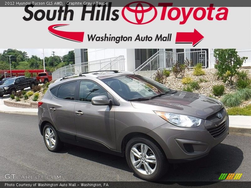 Graphite Gray / Taupe 2012 Hyundai Tucson GLS AWD