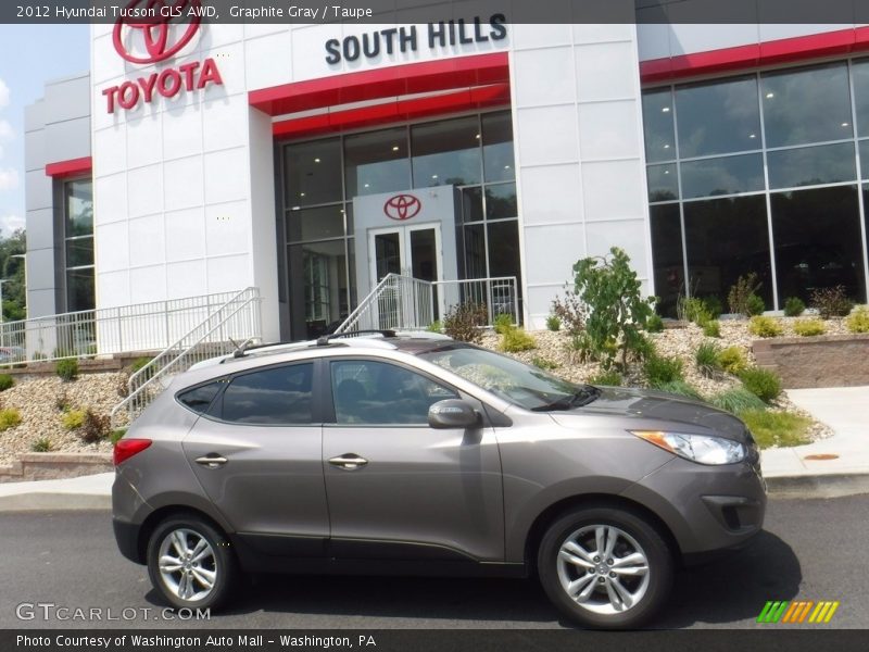 Graphite Gray / Taupe 2012 Hyundai Tucson GLS AWD