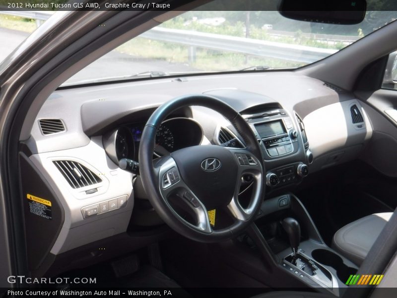 Graphite Gray / Taupe 2012 Hyundai Tucson GLS AWD