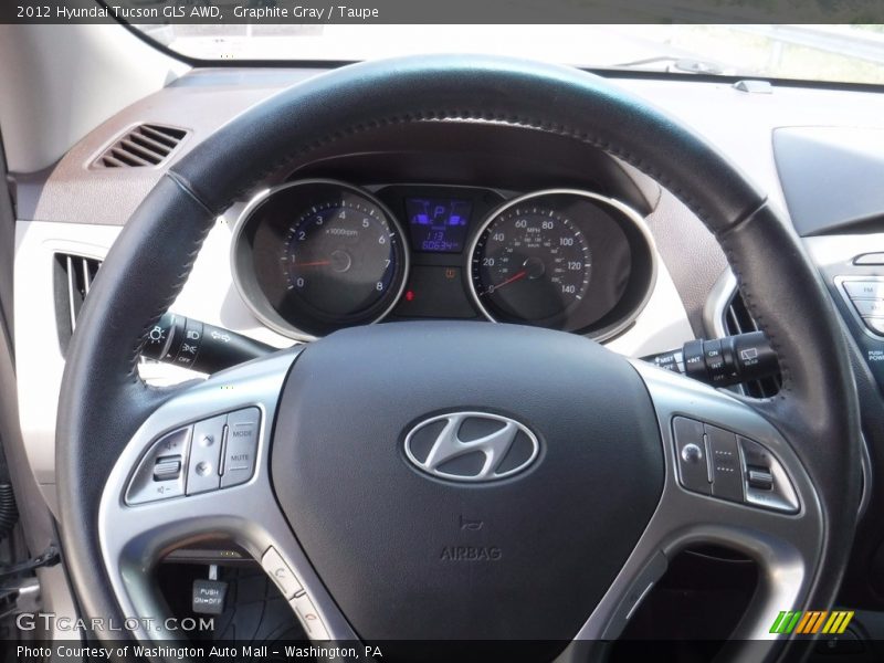 Graphite Gray / Taupe 2012 Hyundai Tucson GLS AWD