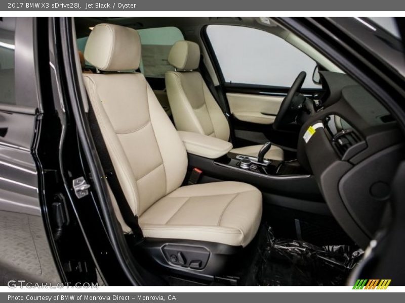 Jet Black / Oyster 2017 BMW X3 sDrive28i