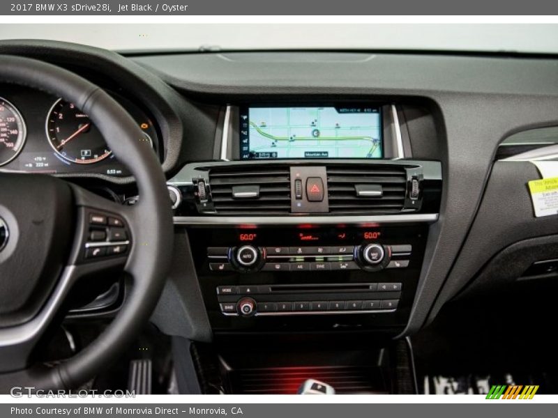 Jet Black / Oyster 2017 BMW X3 sDrive28i