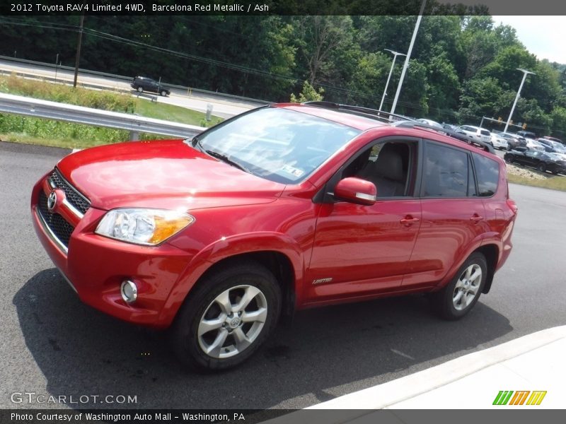 Barcelona Red Metallic / Ash 2012 Toyota RAV4 Limited 4WD