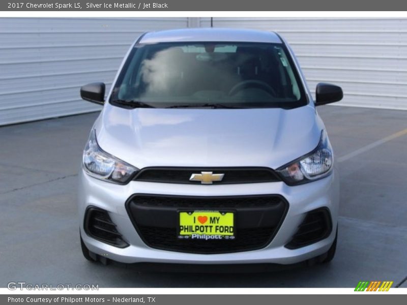 Silver Ice Metallic / Jet Black 2017 Chevrolet Spark LS
