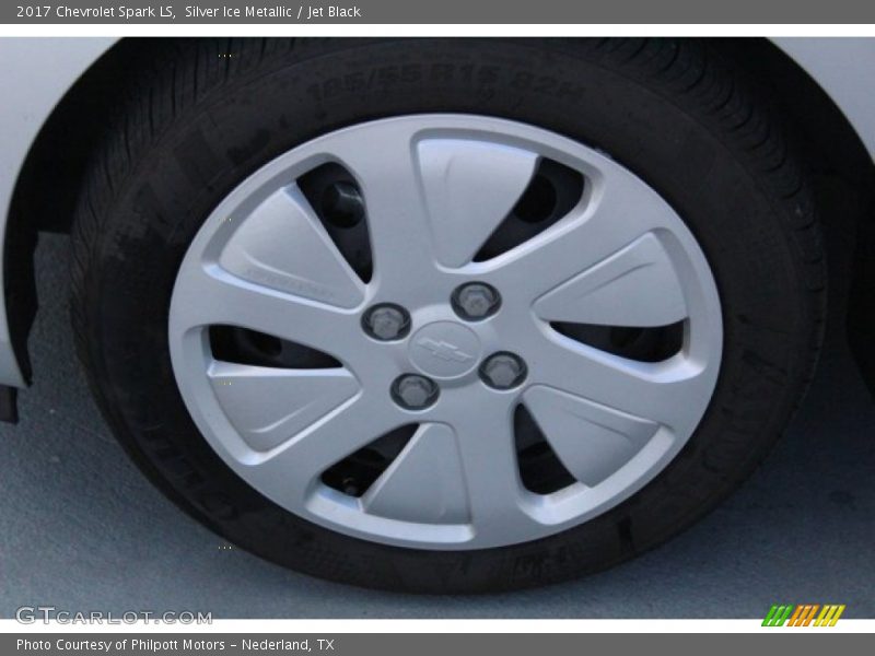 Silver Ice Metallic / Jet Black 2017 Chevrolet Spark LS
